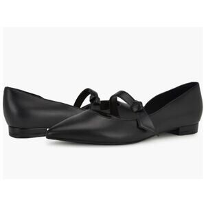 Nine West Lamond Mary Jane Flats Pointed Toe 7M New